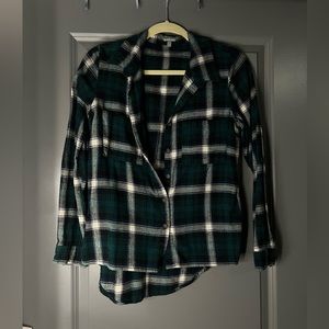 Charlotte Russe green flannel
